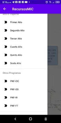 RecursosMIC android App screenshot 1